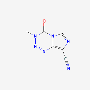 Cyano temozolomide structure, CAS 114601-31-9