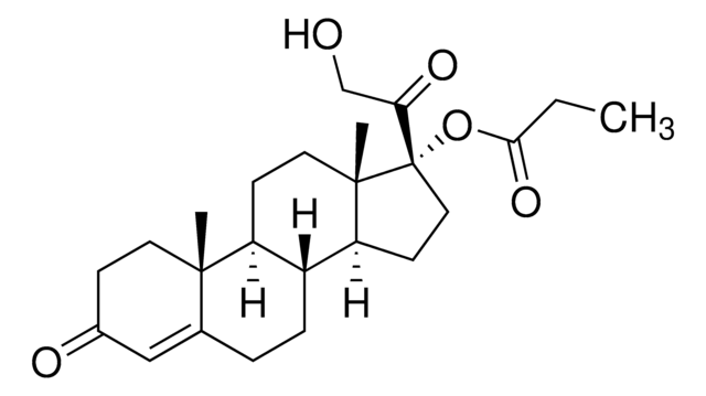 17alpha-propionate structure, CAS 19608-29-8