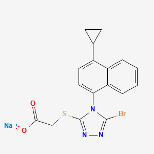 RDEA-594 sodiuM structure, CAS 1151516-14-1