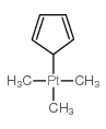 (TRIMETHYL)CYCLOPENTADIENYLPLATINUM (IV) structure, CAS 1271-07-4