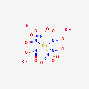 POTASSIUM HEXANITRORHODATE(III) structure, CAS 17712-66-2