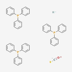HYDRIDOCARBONYLTRIS(TRIPHENYLPHOSPHINE)IRIDIUM (I) structure, CAS 17250-25-8