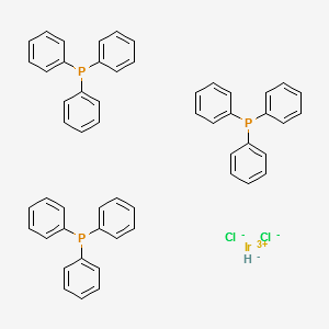 dichlorohydrotris(triphenylphosphine)iridium structure, CAS 16971-01-0