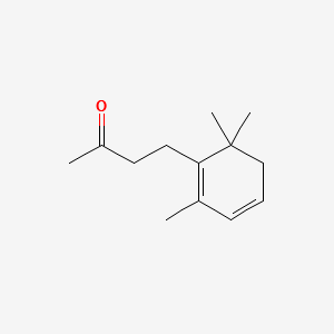 4-(2,6,6-trimethyl-1,3-cyclohexadien-1-yl)butan-2-one structure, CAS 20483-36-7