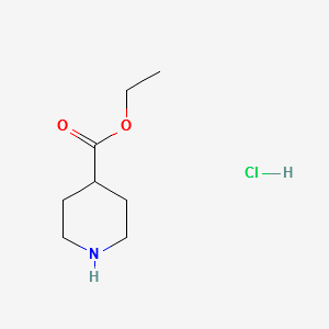 PIPERIDINE-4-CARBOXYLIC ACID ETHYL ESTER HYDROCHLORIDE structure, CAS 147636-76-8