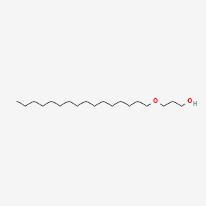 1-O-HEXADECYL-PROPANEDIOL-(1,3) structure, CAS 23377-40-4