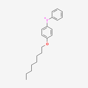 4-OCTYLOXYDIPHENYLIODONIUMHEXAFLUOROANTIMONATE structure, CAS 121239-74-5