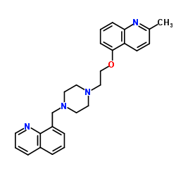 Quinoline, 2-Methyl-5-[2-[4-(8-quinolinylMethyl)-1-piperazinyl]ethoxy]- structure, CAS 584555-10-2