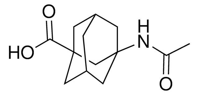 3-ACETYLAMINO-ADAMANTANE-1-CARBOXYLIC ACID structure, CAS 6240-00-2
