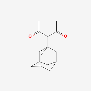 3-(1-ADAMANTYL)PENTANE-2,4-DIONE structure, CAS 102402-84-6