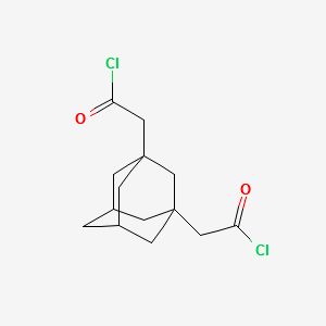Tricyclo[3.3.1.1(3,7)]decane-1,3-diacetyl dichloride structure, CAS 31898-14-3