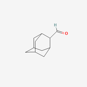 2-ADAMANTANECARBOXZALDEHYDE structure, CAS 39750-93-1
