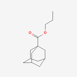 propyl 1-adaMantanecarboxylate structure, CAS 24556-15-8
