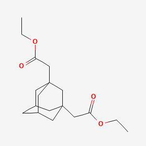 diethyl 1,3-adaMantanediacetate structure, CAS 81657-07-0