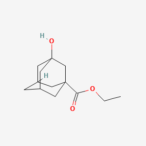 Ethyl 3-hydroxyadaMantancarboxylate structure, CAS 122661-59-0