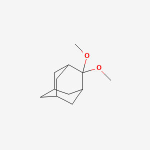 2,2-diMethoxyadaMantane structure, CAS 52776-45-1