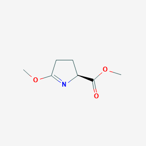 2H-Pyrrole-2-carboxylicacid,3,4-dihydro-5-methoxy-,methylester,(2S)-(9CI) structure, CAS 173142-47-7
