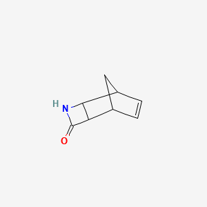 3-AZA-TRICYCLO[4.2.1.0(2,5)]NON-7-EN-4-ONE structure, CAS 14735-70-7