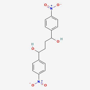 (1R,4R)-1,4-bis(4-nitrophenyl)butane-1,4-diol structure, CAS 1258226-78-6