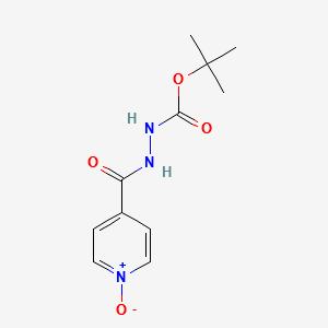 2-[(1,1-diMethylethoxy)carbonyl]hydrazide, 1-oxide structure, CAS 577778-86-0