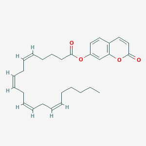 UMBELLIFERYL ARACHIDONATE structure, CAS 161180-11-6