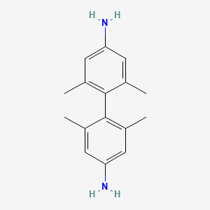 [1,1'-Biphenyl]-4,4'-diaMine, 2,2',6,6'-tetraMethyl- structure, CAS 4746-77-4