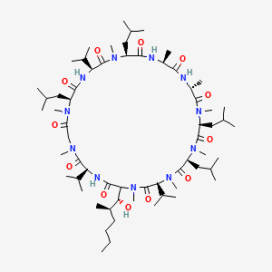 dihydrocyclosporin D structure, CAS 63775-91-7