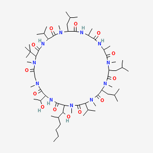 DIHYDROCYCLOSPORIN C structure, CAS 63556-15-0