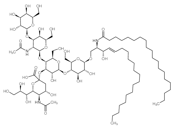 GANGLIOSIDE GM1, AMMONIUM SALT, BOVINE structure, CAS 37758-47-7