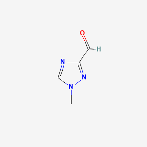 1-methyl-1H-1,2,4-triazole-3-carbaldehyde structure, CAS 126748-87-6