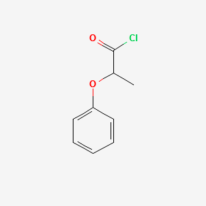 2-PHENOXYPROPIONYL CHLORIDE structure, CAS 122-35-0