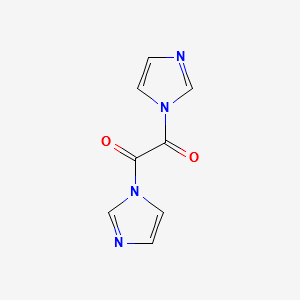 1,1'-OXALYLDIIMIDAZOLE structure, CAS 18637-83-7