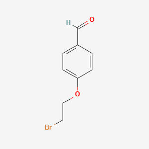 4-(2-bromoethoxy)benzaldehyde structure, CAS 52191-15-8