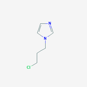 1-(3-chloropropyl)- iMidazole structure, CAS 53710-78-4