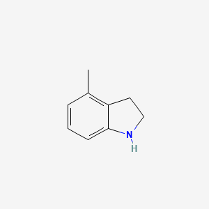 4-IODO-2,3-DIHYDRO-1H-INDOLE structure, CAS 62108-16-1