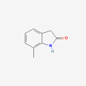 7-METHYL-1,3-DIHYDRO-INDOL-2-ONE structure, CAS 3680-28-2