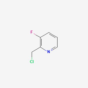Pyridine, 2-(chloromethyl)-3-fluoro- (9CI) structure, CAS 149489-32-7