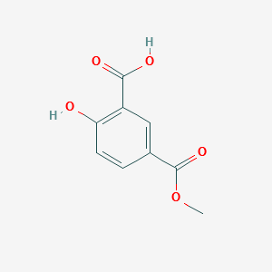 2-hydroxy-5-(Methoxycarbonyl)benzoic acid structure, CAS 79128-78-2