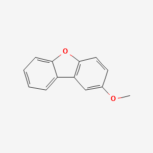 2-METHOXYDIBENZOFURAN structure, CAS 20357-70-4