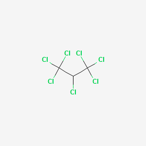 1,1,1,2,3,3,3-HEPTACHLOROPROPANE structure, CAS 3849-33-0