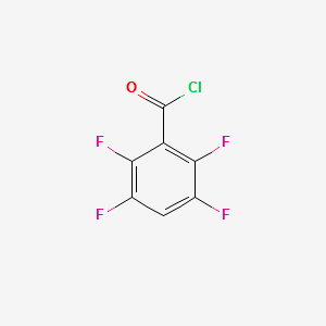 2,3,5,6-TETRAFLUOROBENZOYL CHLORIDE structure, CAS 107535-73-9