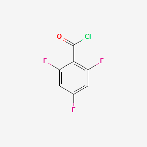 2,4,6-TRIFLUOROBENZOYL CHLORIDE structure, CAS 79538-29-7