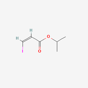 2-Propenoic acid, 3-iodo-, 1-methylethyl ester, (2Z)- structure, CAS 1333154-26-9