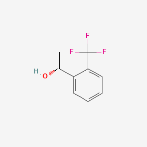 (R)-1-[2-(TRIFLUOROMETHYL)PHENYL]ETHANOL structure, CAS 127852-29-3