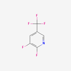 2,3-DIFLUORO-5-(TRIFLUOROMETHYL)PYRIDINE structure, CAS 89402-42-6
