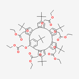 4-TERT-BUTYLCALIX(6)ARENE-HEXAACETIC ACID HEXAETHYL ESTER structure, CAS 92003-62-8