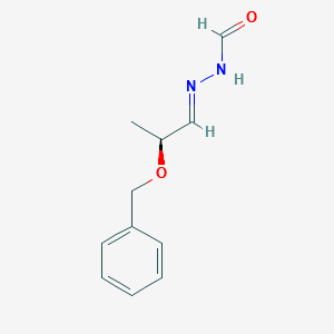 (S)-[2-(Benzyloxy)propylidene]hydrazinecarboxaldehyde structure, CAS 170985-84-9