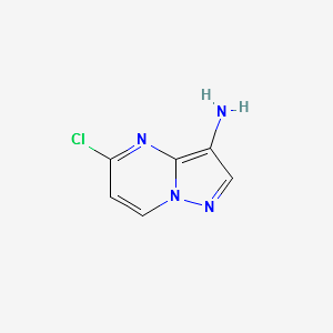 3-AMino-5-chloropyrazolo structure, CAS 1234616-50-2