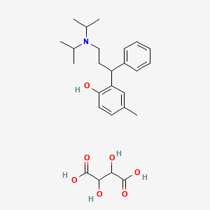 Tolterodin hydrogen tartrate structure, CAS 209747-05-7