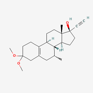 Tibolone 3-Dimethyl Ketal structure, CAS 105186-33-2
